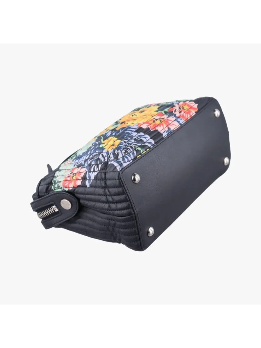 ★SOLD★ Fendi Com Click Small Black Multicolor Leather Messenger Bag - Picture 5 of 15